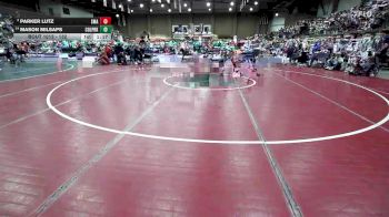 132 lbs Champ. Round 3 - Parker Lutz, St. Michael The Archangel vs Mason Milsaps, College Park