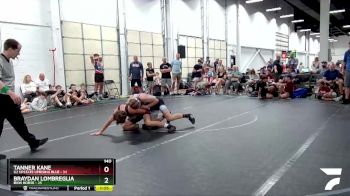 140 lbs Finals (2 Team) - Braydan Lombreglia, Iron Horse vs Tanner Kane, U2 Upstate Uprising Blue