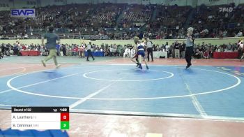 101 lbs Round Of 32 - Aiden Leathers, Tulsa Union vs Booker Dahlman, Shawnee Middle School