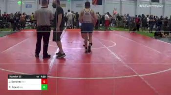 130 lbs Round Of 32 - Julian Sanchez, Victory WC vs Braden Priest, Driller WC