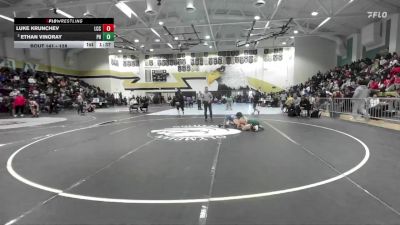128 lbs Champ. Round 2 - Ethan Vinoray, Patrick Henry vs Luke Krunchev, La Costa Canyon