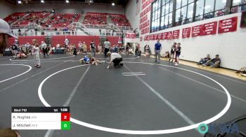 80 lbs Round Of 16 - Kysen Hughes, Ark City Takedown vs Jax Mitchell, Piedmont