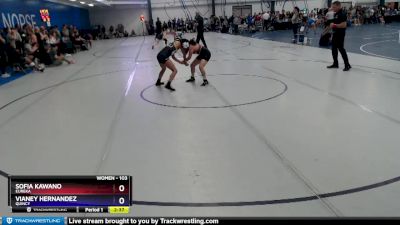 103 lbs Quarterfinal - Vianey Hernandez, Quincy vs Sofia Kawano, Eureka