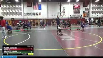 39 lbs Round 2 - Ryker Johnson, BAD BOY WC vs Bennett Lubitz, Faith Lutheran Wrestling Club