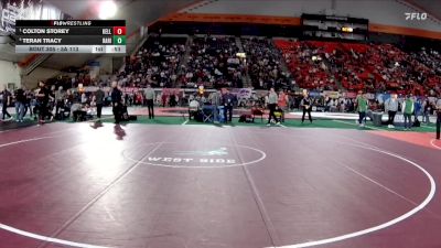 3A 113 lbs Semifinal - Colton Storey, Kellogg vs Teran Tracy, Raft River