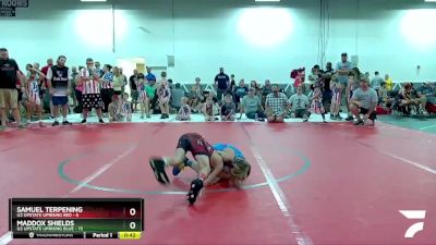 60 lbs Round 6 (8 Team) - Samuel Terpening, U2 Upstate Uprising Red vs Maddox Shields, U2 Upstate Uprising Blue