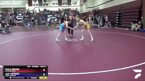 16UG-3 lbs Rr2 - Kyla Drake, Blue Mounds vs Kat Diprima, Fort Madison