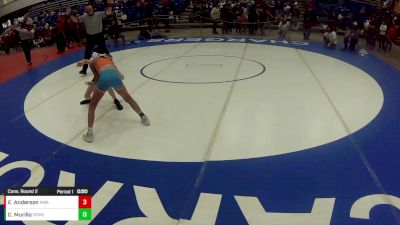 14U Boys - 92 lbs Cons. Round 2 - Easton Anderson, Nebraska Wrestling Academy vs Caiden Murillo, Dirty Den Wrestling Club / Meriden Youth Wrestling