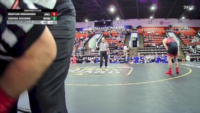 285 lbs Quarterfinals (8 Team) - Braylen Meeuwsen, Lowell HS vs Joshua Golding, Warren Woods-Tower HS