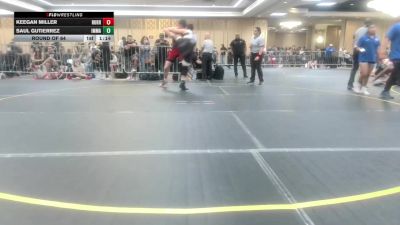 175 lbs Round Of 64 - Keegan Miller, Hurricane Tigers vs Saul Gutierrez, Immanuel