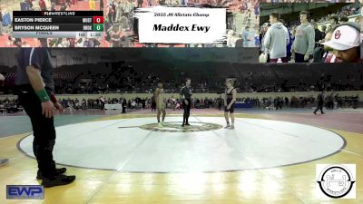 101 lbs Final - Easton Pierce, Mustang Middle School vs Bryson McQueen, Broken Arrow