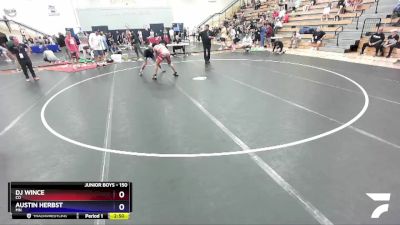 150 lbs Cons. Round 2 - Dj Wince, CO vs Austin Herbst, MN