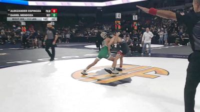 113 lbs Consi Of 8 #2 - Alekzander Espinoza, Palm Desert (SS) vs Daniel Mendoza, Victor Valley (SS)