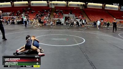 60 lbs Round 6 (8 Team) - Ethan Schwartz, Armory Athletics vs Mason Wade, Meridian Maniacs