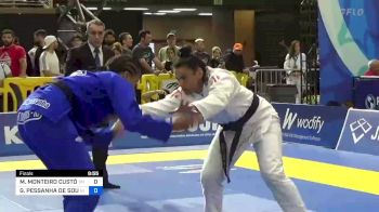 MAYARA MONTEIRO CUSTÓDIO vs GABRIELI PESSANHA DE SOUZA MARIN 2023 Pan Jiu Jitsu IBJJF Championship