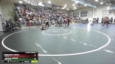 120 lbs Champ. Round 2 - Joshua Gomez, Brea Olinda vs Emiliano Cantu, Mayfair