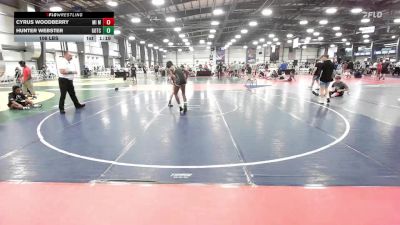 106 lbs Round Of 64 - Hunter Webster, Team Gotcha vs Cyrus Woodberry, MI MAFIA (COBRA MAFIA)