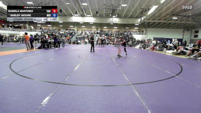 124 lbs Champ. Round 3 - Shelby Moore, McKendree University vs Daniela Martinez, Tarleton State