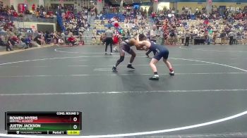 150 lbs Cons. Round 3 - Rowen Myers, Gerstell Academy vs Justin Jackson, Georgetown Prep