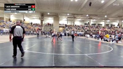 AA 157 lbs Semifinal - Luke Athoe, Green Hill High School vs Jack Anderson, Bartlett High School