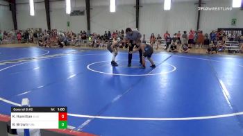 85 lbs Consolation - Kolton Hamilton, Blue T Panthers vs Beau Brown, Purler