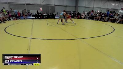 138 lbs Semis & 3rd Wb (16 Team) - Zachary Stewart, Illinois vs Jake Castagneto, Idaho