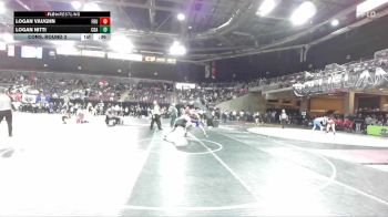 150 lbs Cons. Round 3 - Logan Nitti, Coeur D Alene vs Logan Vaughn, Fruitland