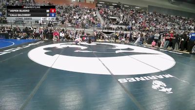 U20 Women - 55 lbs Cons. Semis - Aspen Blasko, MN vs Calli Gilchrist, CT