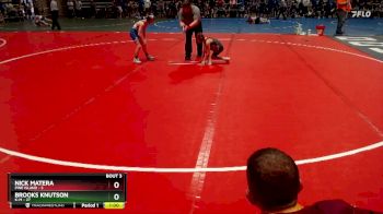 75 lbs Placement (4 Team) - Nick Matera, Pine Island vs Brooks Knutson, K-M