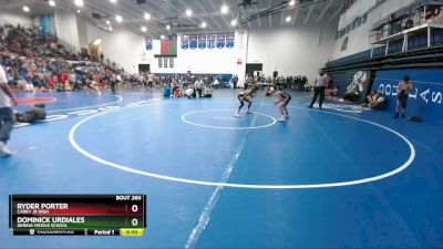 95 lbs Cons. Round 2 - Dominick Urdiales, Gering Middle School vs Ryder Porter, Carey Jr High