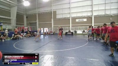 190 lbs Placement Matches (8 Team) - Bryson Poindexter, Oklahoma Outlaws Blue vs Noah Mathis, Kansas