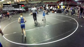 70 lbs Cons. Round 4 - Cruz Inserra, MWC Wrestling Academy vs Austin Loveless, Mustang Wrestling Club