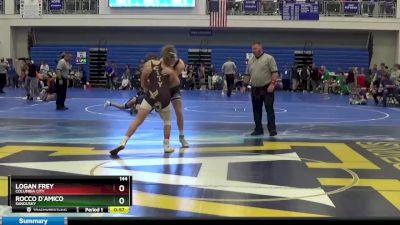 144 lbs Cons. Round 4 - Logan Frey, Columbia City vs Rocco D`amico, SANDUSKY