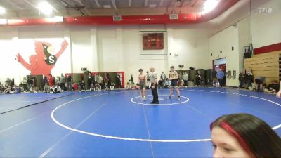 150 lbs Champ. Round 1 - Caden Moss, Delta High School vs Logan McTague, West Lafayette
