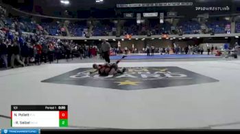 101 lbs Champ. Round 2 - Rocky Seibel, Belleville West vs Nicholas Pollett, Streator