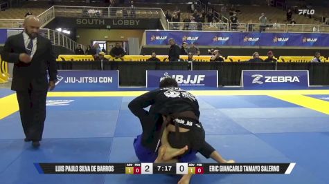 Luis Paulo Silva De Barros vs Eric Giancarlo Tamayo Salerno 2026 Pan Jiu Jitsu IBJJF Championship