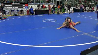 150 lbs Cons. Quarters - Max Price, Iron Rams Wrestling Club vs Adrian Grosvenor, Siouxland Wrestling Academy
