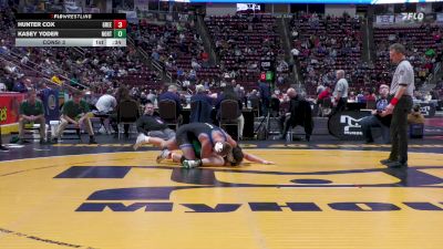 189 lbs Consi 3 - Hunter Cox, Greenville vs Kasey Yoder, North Star