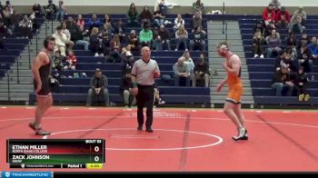 174 lbs 3rd Place Match - Ethan Miller, North Idaho College vs Zack Johnson, Snow