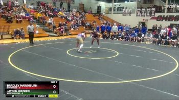 190 lbs Quarters & 1st Wb (16 Team) - Bradley Marshburn, Bainbridge vs Jayden Watkins, West Laurens