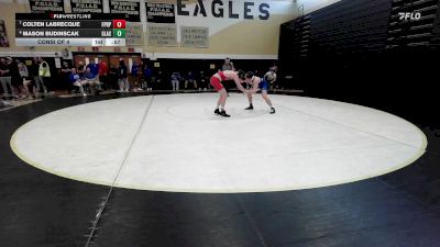 157 lbs Consi Of 4 - Colten LaBrecque, Fairfield Prep vs Mason Budinscak, Glastonbury