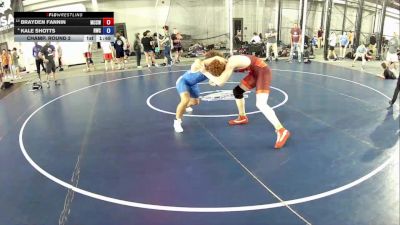 190 lbs Champ. Round 2 - Brayden Fannin, Martin County Cardinals Wrestling Club vs Kale Shotts, Rochester Wrestling Club