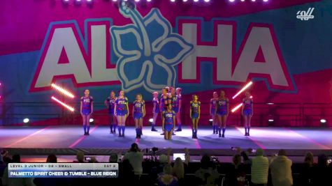 Palmetto Spirit Cheer & Tumble - Blue Reign [2025 L3 Junior - D2 - Small Day 2] 2025 Aloha Gatlinburg Showdown