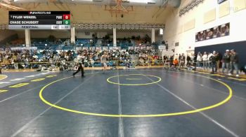 144 lbs Semifinal - Chase Schubert, Cody vs Tyler Wenzel, Powell