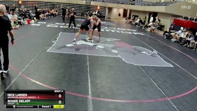 215 lbs Round 2 (4 Team) - Nick Larsen, Arlington Heights (Hersey) vs Roger Sielaff, Staley