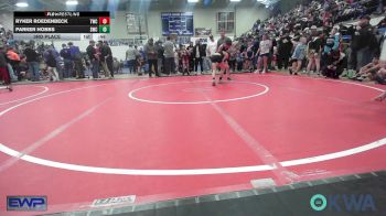 70 lbs 3rd Place - Ryker Roedenbeck, Tahlequah Wrestling Club vs Parker Hobbs, Salina Wrestling Club