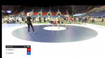 145 lbs Cons 8 #1 - Spencer Madsen, Wisconsin vs David Jewell, Georgia