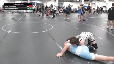 96 lbs Round 2 (6 Team) - Luke Pluchino, Mat Warriors vs Rocco Esposito, Goon Squad