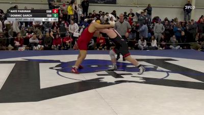 215 lbs Semifinal - Dominic Darch, St. Francis vs Nate Fabunan, Chaminade