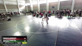 71 lbs Cons. Semi - Kenzlee Ledbetter, Team Prestige vs Teaghan Anderson, Grantsville Wrestling Club